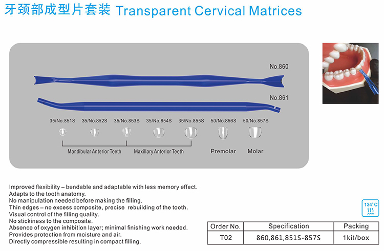 HHT02 Transparent Cervical Matrices